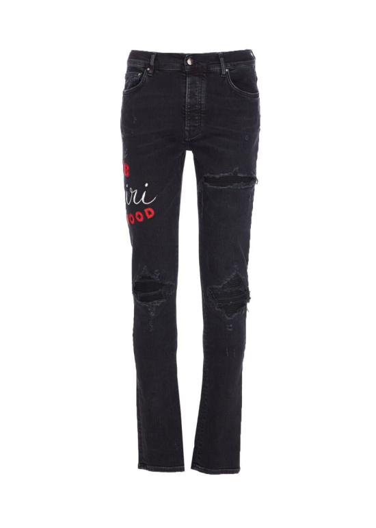 25FW 아미리 데님 팬츠 DNSY1168DUSK BLACK Black