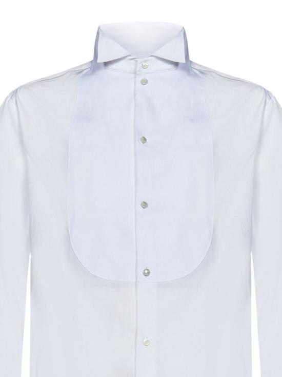 25FW 엠포리오 아르마니 긴팔 셔츠 D41C70D1C29101 WHITE - EMPORIO ARMANI