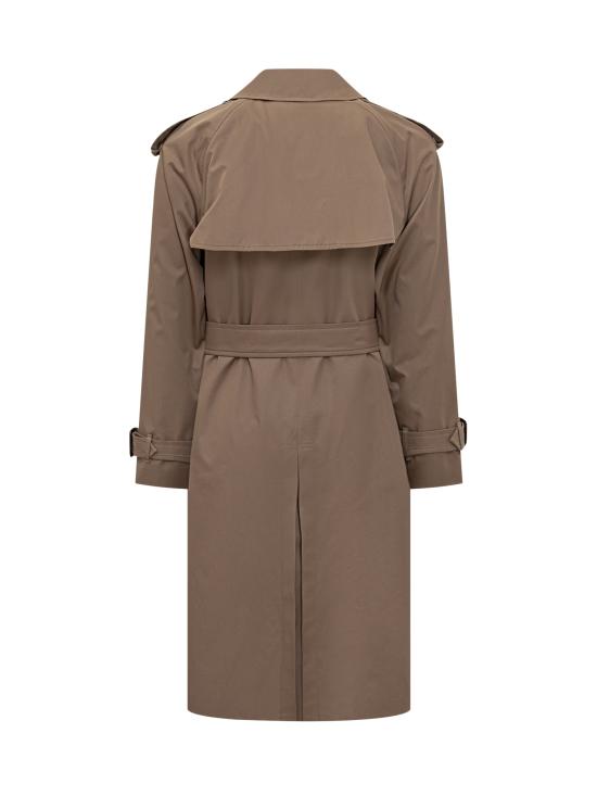 25FW 버버리 롱 개버딘 체스트우드 트렌치코트  8113612 A3324 CLAY BROWN - BURBERRY