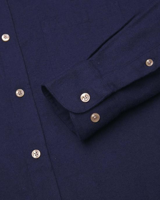  포르투기스플란넬 긴팔 셔츠 포르투갈 플란넬 테카 긴팔  네이비 - PORTUGUESE FLANNEL