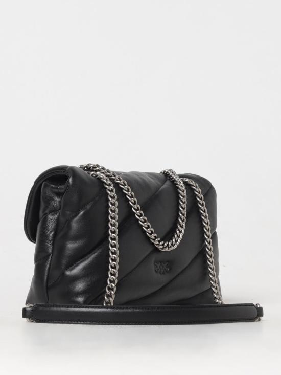 25FW 핑코 숄더백 100038A0F2 Z99O Black 1 - PINKO