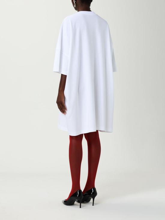 25FW 모스키노 롱 원피스 04395442 1001 White - MOSCHINO