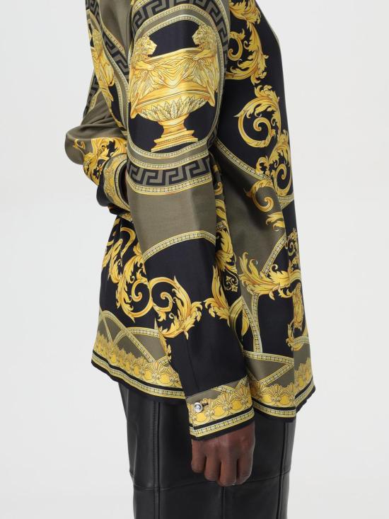 25FW 베르사체 셔츠 10013601A11528 5BC60 Black - VERSACE