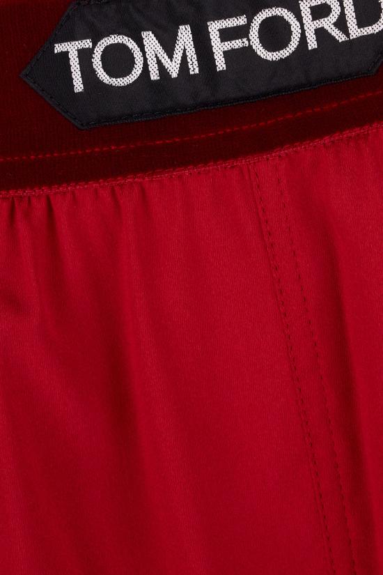 25FW 톰포드 로고 밴딩 파자마 팬츠 PAW397FAX881 ER402 CRIMSON - TOMFORD