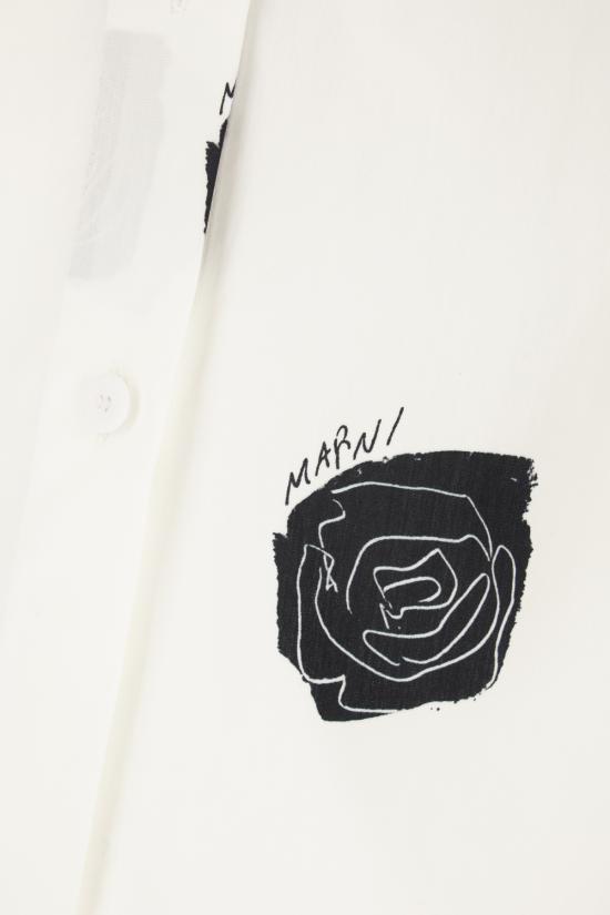 25SS 마르니 블라우스 CAMA0625A0UTC517 ANW01 LILY WHITE - MARNI