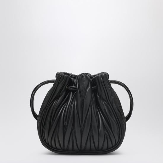 25FW 미우미우 토트백 5ND022AFPP Black - MIU MIU