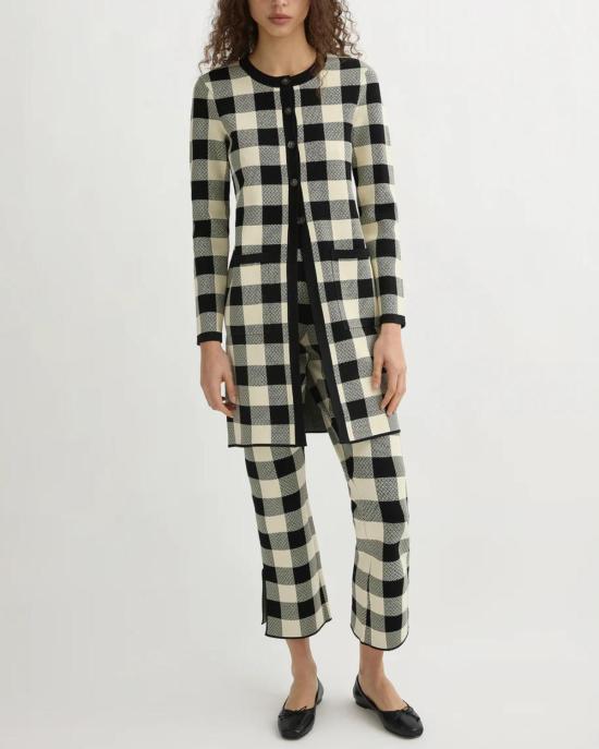  포제 자켓 포세 피파 카디건 헤리티지 플레드 - POSSE