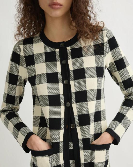  포제 자켓 포세 피파 카디건 헤리티지 플레드 - POSSE