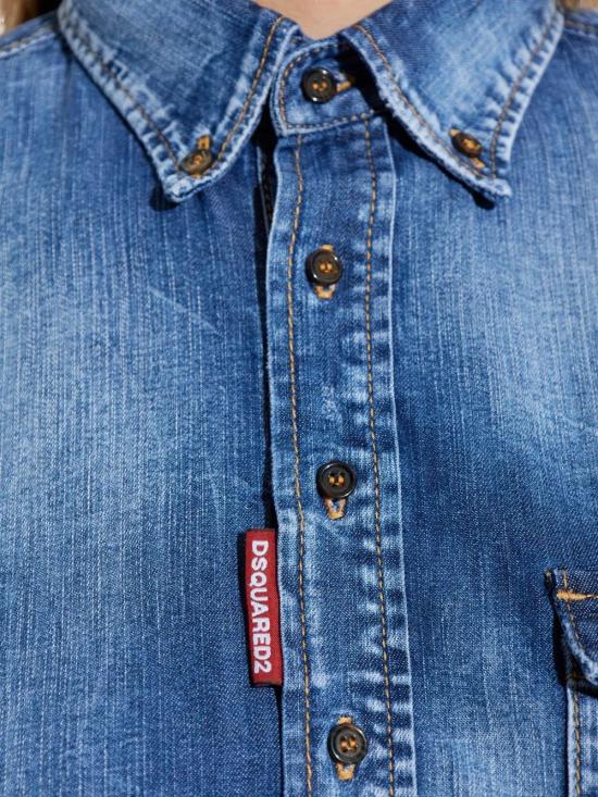 25FW 디스퀘어드2 숏 원피스 S75CV0949S30341 470 NAVY BLUE - DSQUARED2