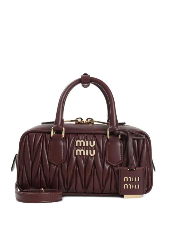 25FW 미우미우 토트백 5BB142VOONAN88 F0007 BORDEAUX - MIU MIU