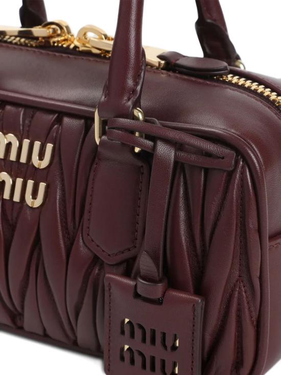 25FW 미우미우 토트백 5BB142VOONAN88 F0007 BORDEAUX - MIU MIU