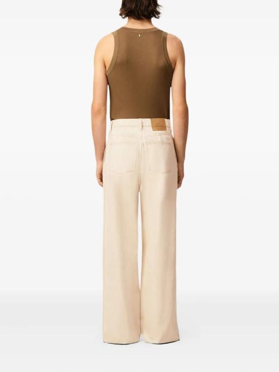 25FW 아미 스트레이트 팬츠 HTR820DE0106 150 ECRU