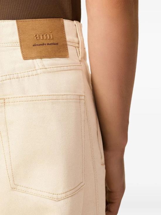 25FW 아미 스트레이트 팬츠 HTR820DE0106 150 ECRU - AMI