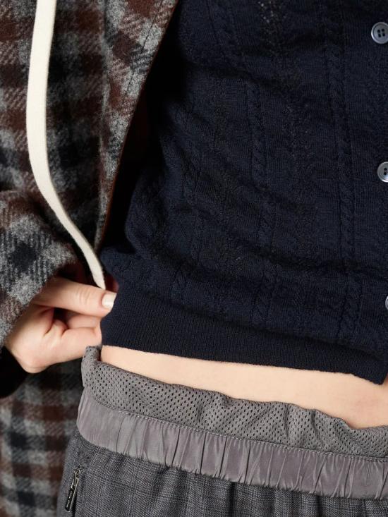 25FW 미우미우 스웨터 MMF985SOOO17IW F0008 BLEU - MIU MIU