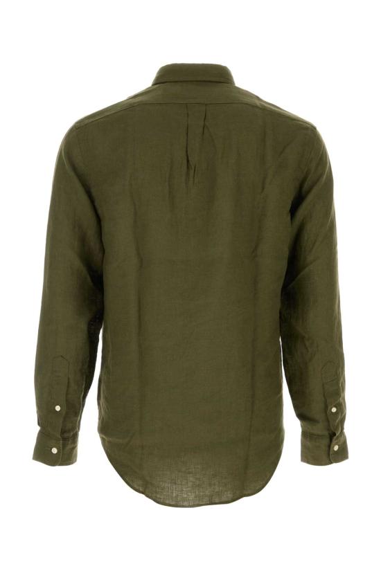 25FW 폴로 랄프로렌 긴팔 셔츠 710968915 006 Green - POLO RALPH LAUREN