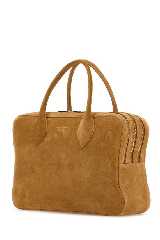 25SS 살바토레 페라가모 토트백 219872779502 NATURALE6 Camel - SALVATORE FERRAGAMO