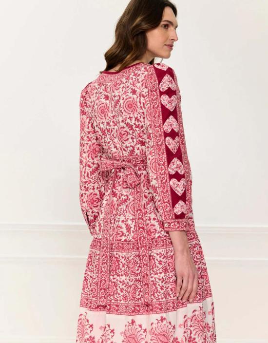  Pink City Prints 롱 원피스 핑크 시티 프린트 올리브 드레스 - PINK CITY PRINTS