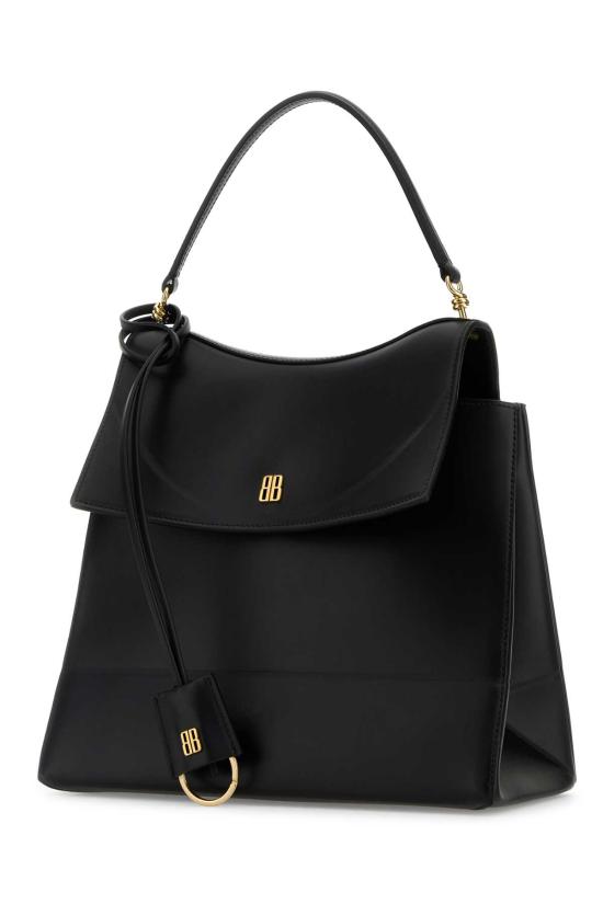 25SS 발렌시아가 나노 미디움 핸드백 8292932ABTZ 1000 Black - BALENCIAGA