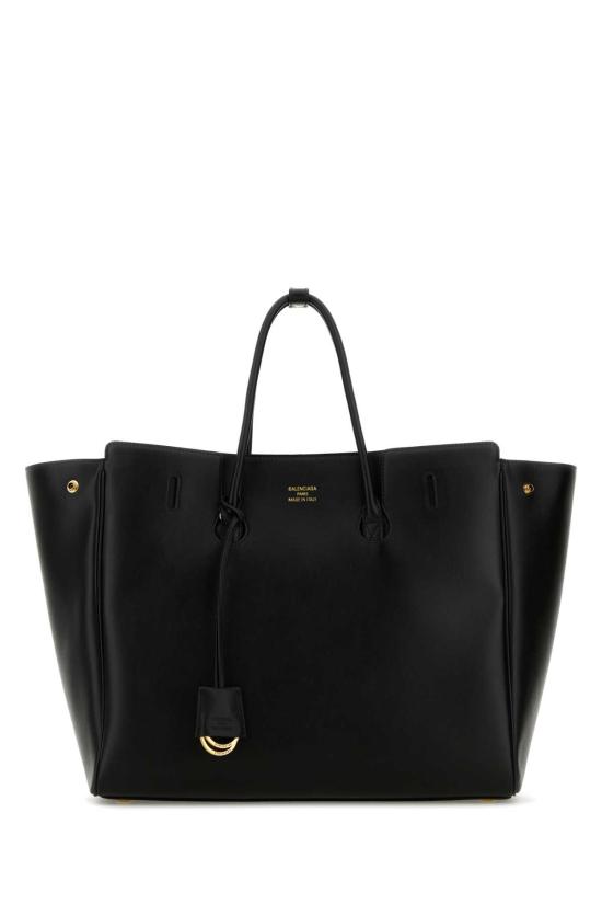 25SS 발렌시아가 햄튼 스몰 토트 백 8133542ABAV 1000 Black