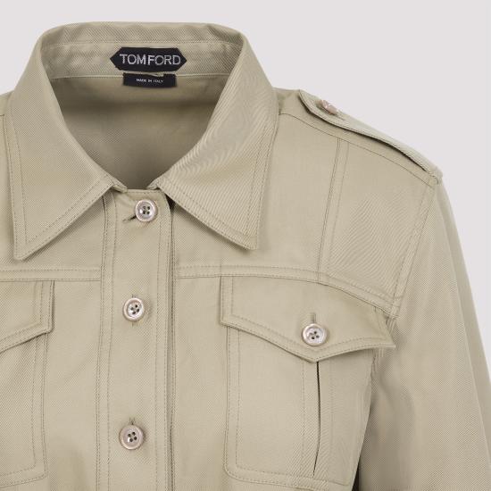 25FW 톰포드 숏 원피스 AB3431 FAX1215 FG710 PALE SAGE - TOMFORD