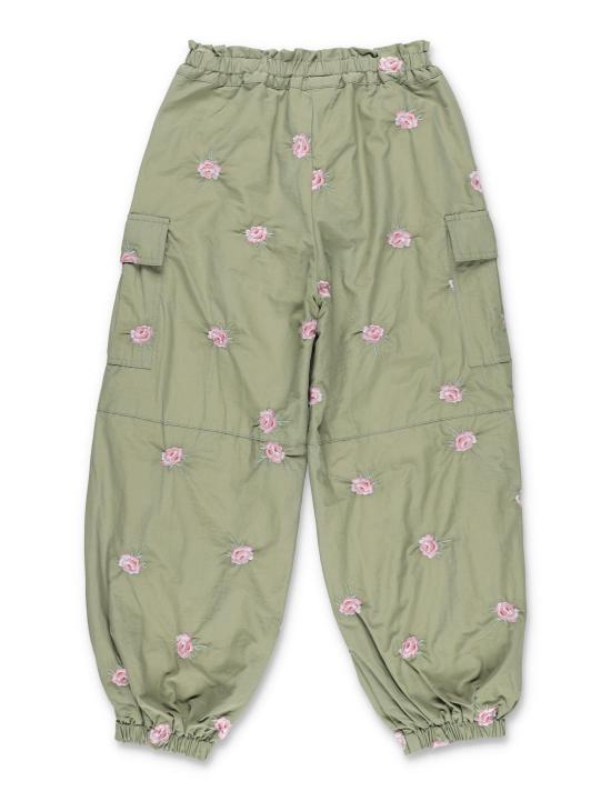 25FW [키즈] 스텔라 맥카트니 스트레이트 팬츠 TX6D20Z3054 727EM GREEN - STELLA MCCARTNEY