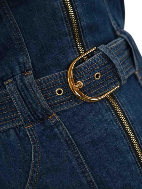  엘리자베타프랜치 점프수트 TJ36I51E2104 Medium Wash - ELISABETTA FRANCHI