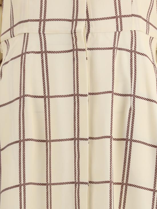 25FW 끄리다 원피스 BORDEAUXMD CHECKOFFWH MULTICOLOUR - CRIDA