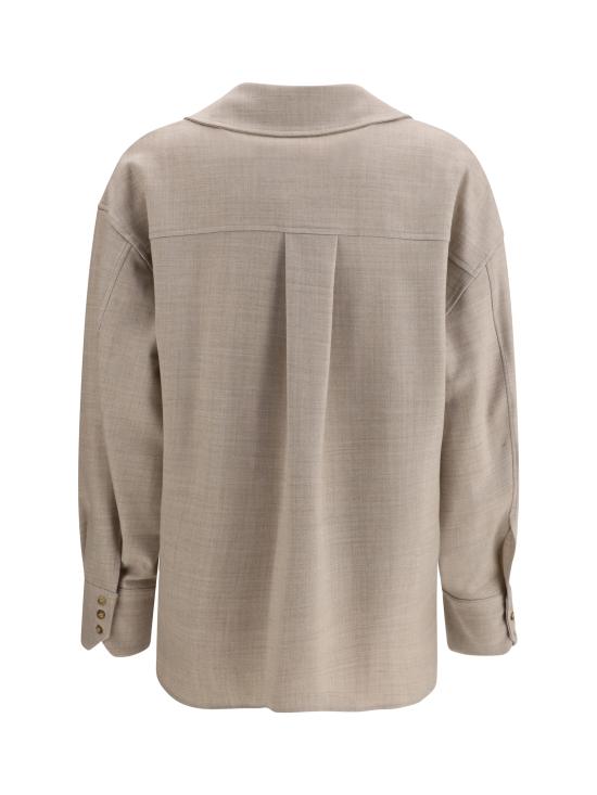 25FW 트루 로얄 셔츠 TRT182F40 008 BEIGE - TRUE ROYAL