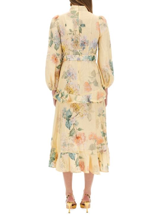 25SS 짐머만 롱 원피스 4276DS251 LMNHYD YELLOW - ZIMMERMANN