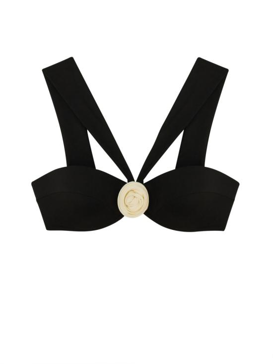 25SS 라 레베체 비치용품 SAHAR TOP BLACK IVORY