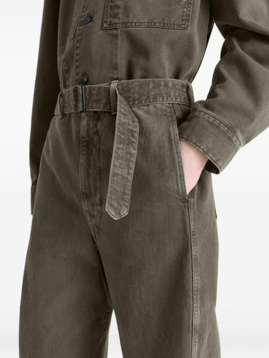 25FW 르메르 데님 팬츠 PA326 LD1062631 Green - LEMAIRE