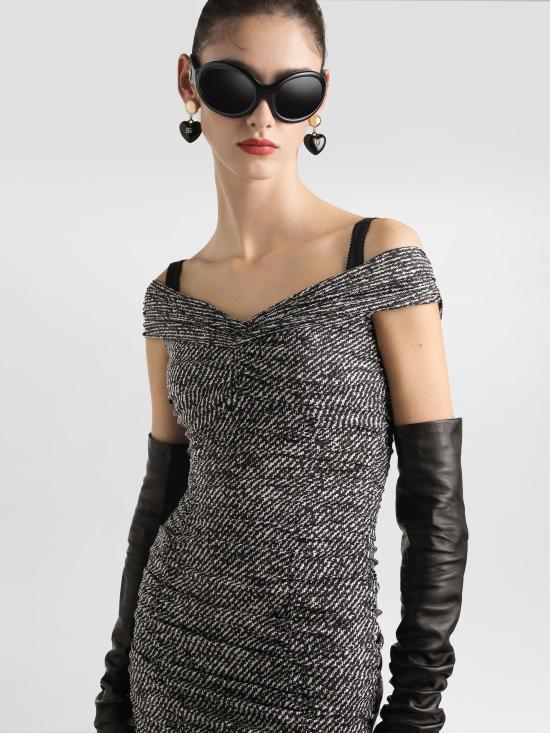 25FW 돌체앤가바나 미디 원피스 F6TWBTFSA72 HH5QT Black - DOLCE & GABBANA