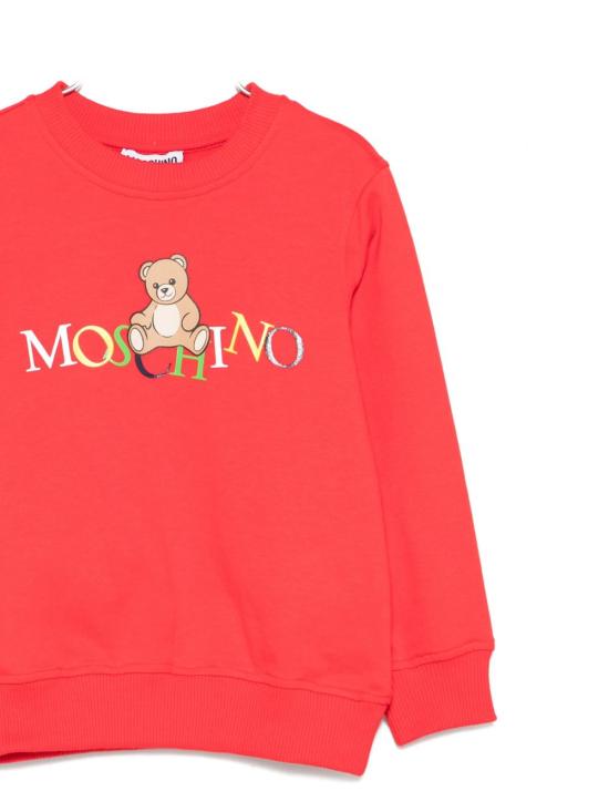 25FW [키즈] 모스키노 니트/스웻셔츠 HNF08VLCA60 50109 Red - MOSCHINO