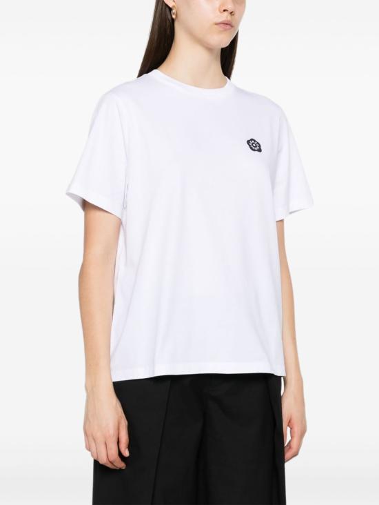 25FW 겐조 반팔 티셔츠 FF52TS5524SO 01 White - KENZO