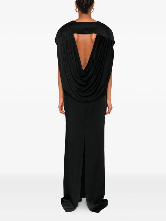 25FW 스텔라 맥카트니 롱 원피스 6A05493FU302 1000 Black - STELLA MCCARTNEY