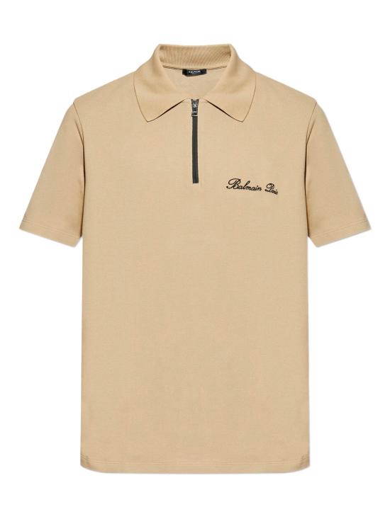 25FW 발망 폴로 티셔츠 DH1GC028BC78 WHL Beige