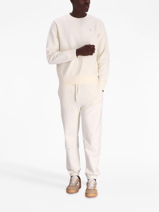 25FW 폴로 랄프로렌 포니 로고 레귤러 핏 스웨트셔츠  710916689 003 White - POLO RALPH LAUREN