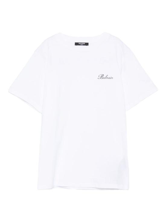 25FW [키즈] 발망 티셔츠 BX8Q01Z3186 100NE White