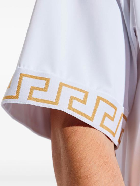 25FW 베르사체 반팔 티셔츠 10040791A11119 2W110 White - VERSACE