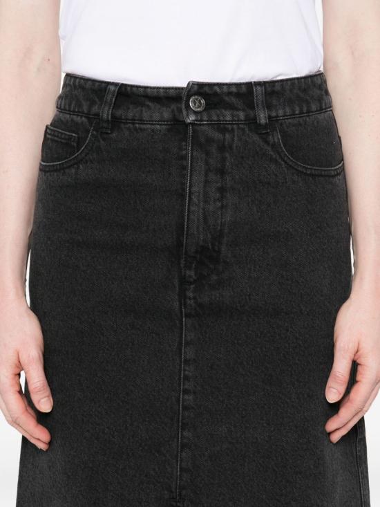 25FW 아페쎄 숏 스커트 COHDKF06423 LZE Black - A.P.C.