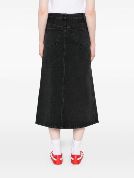 25FW 아페쎄 숏 스커트 COHDKF06423 LZE Black - A.P.C.