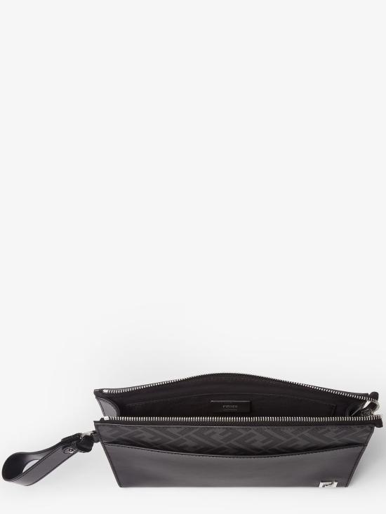 25FW 펜디 FF 스퀘어 파우치 7VA491AJF0 F0GXN Black - FENDI