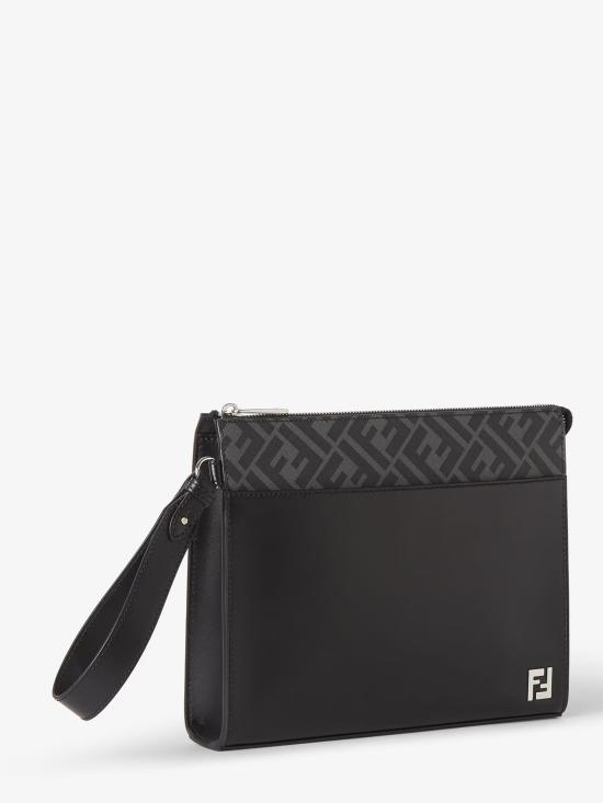 25FW 펜디 FF 스퀘어 파우치 7VA491AJF0 F0GXN Black - FENDI