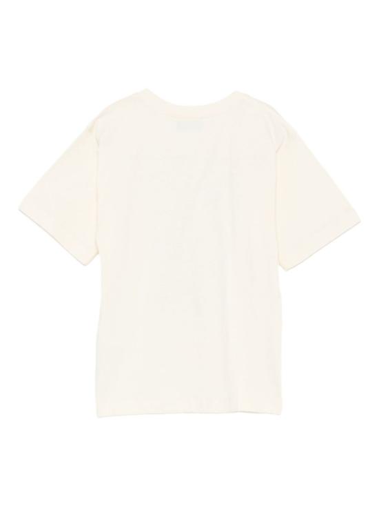 25FW [키즈] 모스키노 티셔츠 HNM05GLAA20 10123 Beige - MOSCHINO