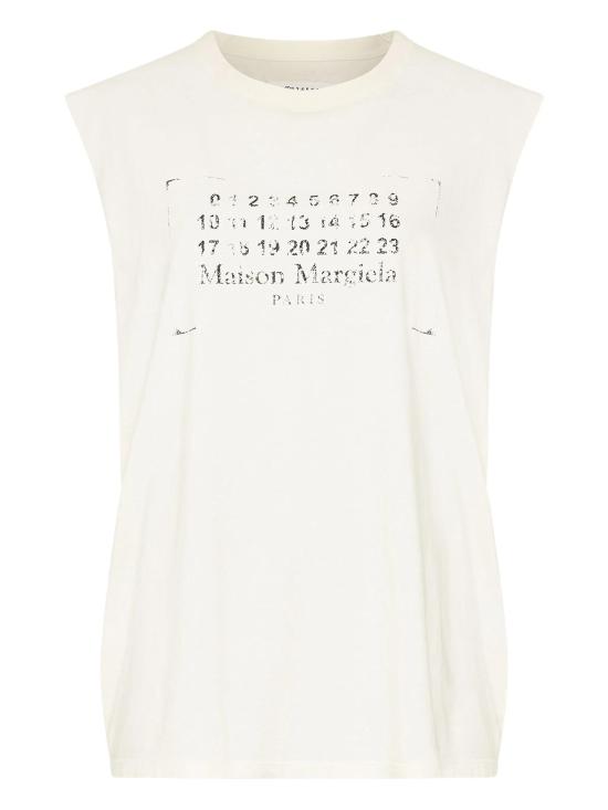 25FW 마르지엘라 반팔 티셔츠 S51NL0053S24575 103 White