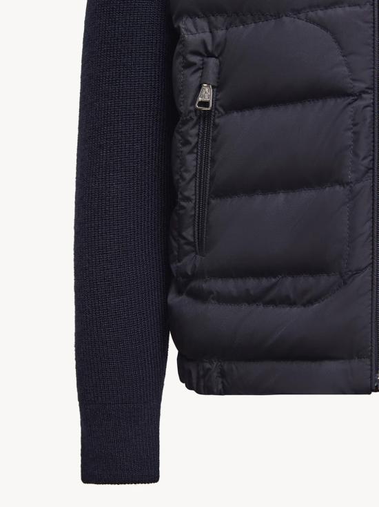 25FW [키즈] 몽클레어 니트/스웻셔츠 K29549B00001M1121 777 Blue - MONCLER