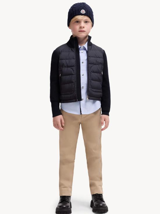 25FW [키즈] 몽클레어 니트/스웻셔츠 K29549B00001M1121 777 Blue - MONCLER