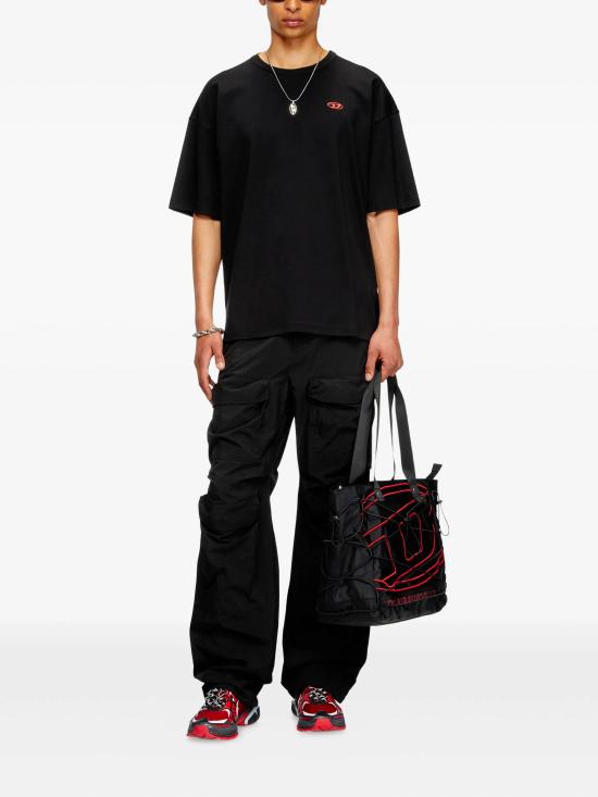 25FW 디젤 반팔 티셔츠 A185350AIJU 9XX Black - DIESEL