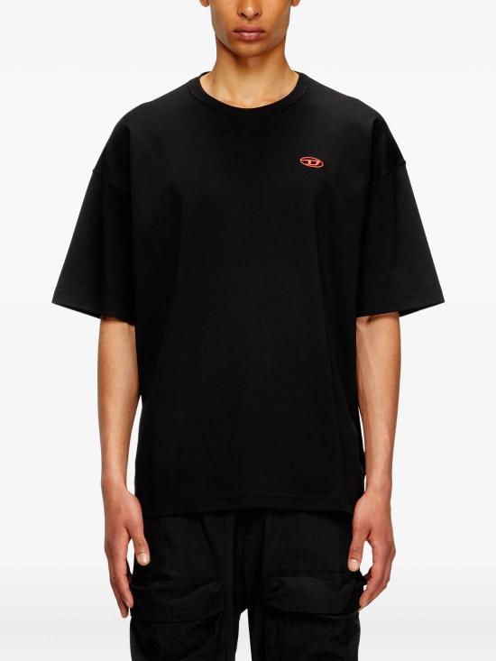 25FW 디젤 반팔 티셔츠 A185350AIJU 9XX Black - DIESEL