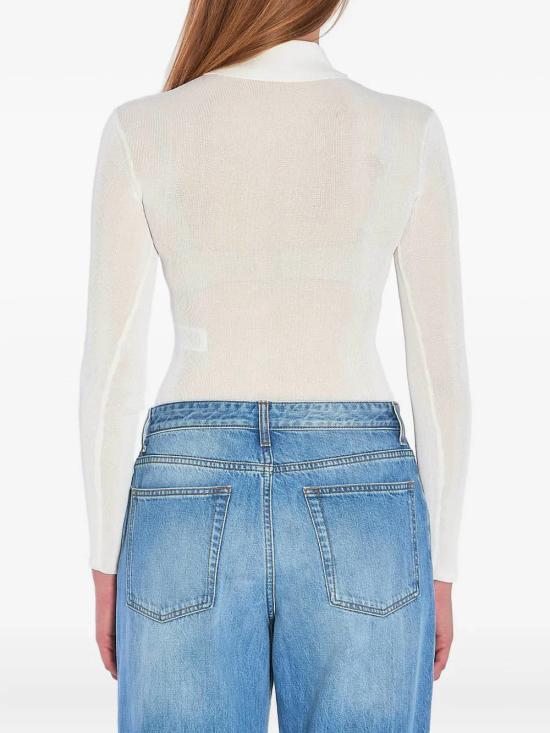 25FW 셀프 포트레이트 블라우스 PF25113TW WHITE White - SELF PORTRAIT